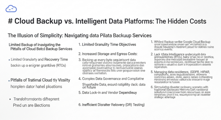Google Cloud Backup Alternatives: Optimize Costs, Compliance, & Data Lifecycle