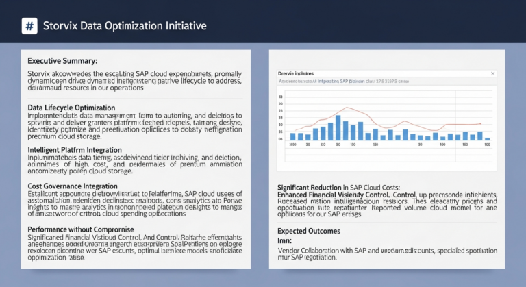 SAP Cloud Storage: Control Costs, Reduce Risk, Extend Lifecycle with Intelligent Data Platforms