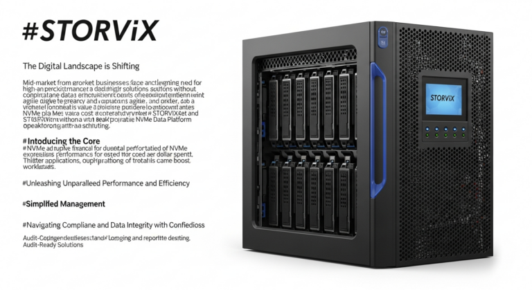 STORViX: NVMe Data Platform for Mid-Market IT and MSPs: Cost-Effective Storage